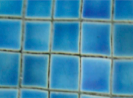 Pool floor before using chlorine dioxide.