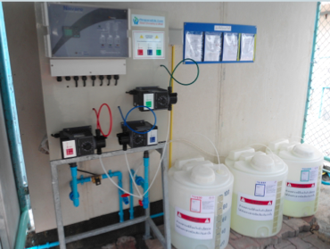 Progressing Chlorine Dioxide Generator.