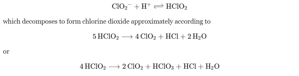 Stabilizes Chlorine Dioxide