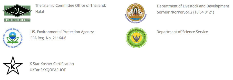 Thai Bio Oxzine Certification Banner
